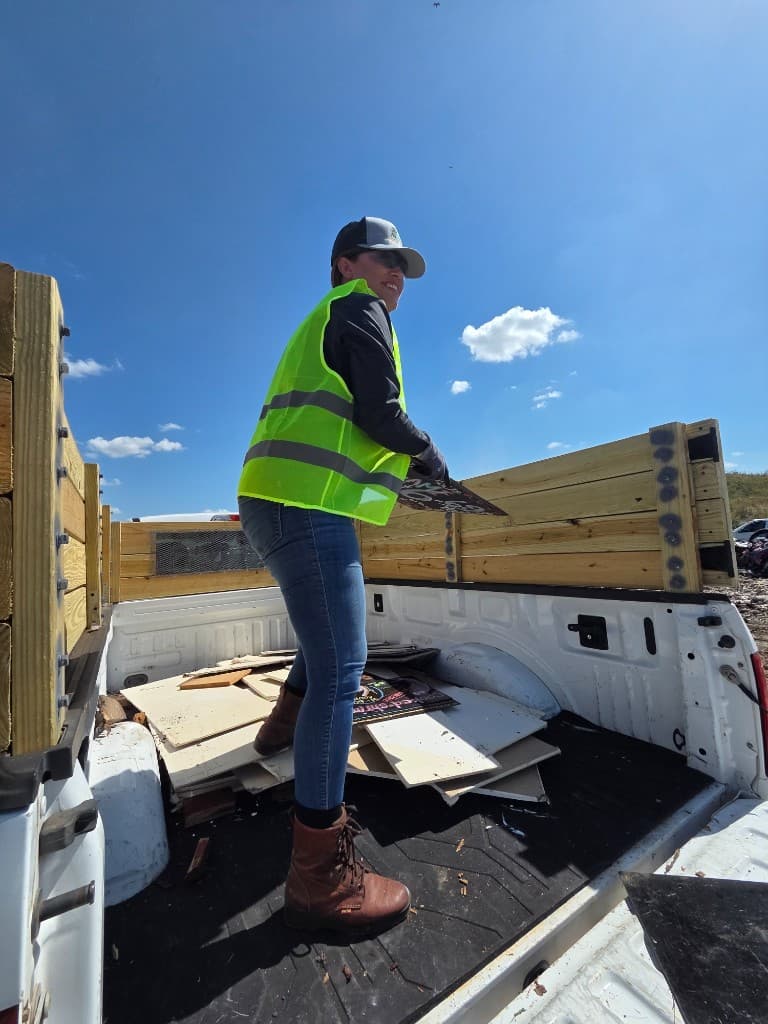 Loading up the truck